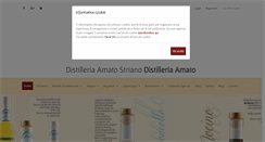 Desktop Screenshot of distilleriaamato.it